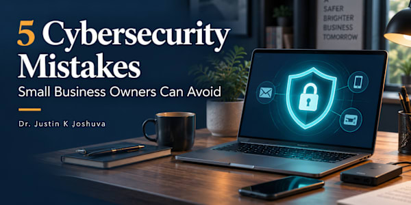 5 Cybersecurity Mistakes Small Business Owners Make—and How to Avoid Them.