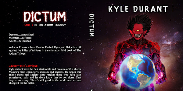 Third and Final Book in The Axiom Trilogy is Now Live! Purchase here: