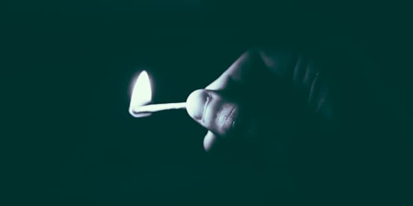 She Struck a Match Her greatest illusion, self-delusion, was convincing
