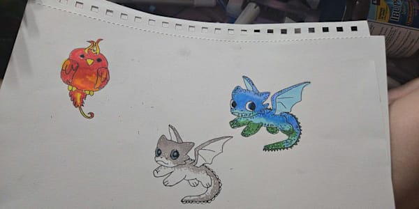 Dragons, Phoenixes, and Griffins... OH MY! Heads up, happy readers! I have