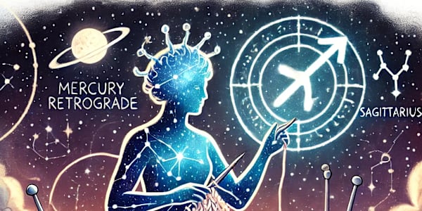 Mercury Retrograde in Sagittarius: Cosmic Chaos & Knitting Knots! Posted