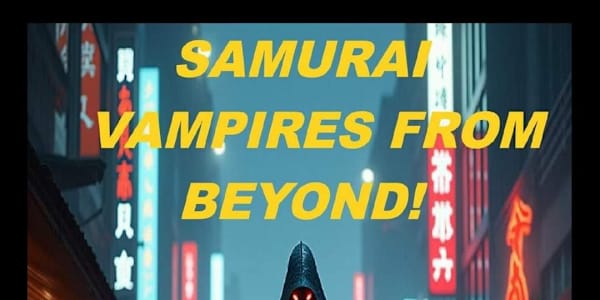It's LIVE!  My newest book, Samurai Vampires from Beyond! is now available