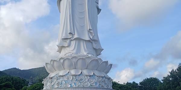 LADY BUDDHA  DA NANG  Standing in the Shadow of the Lady BuddhaYesterday,