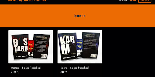 Signed Copies of the Bastard Series You can now buy signed copies of
