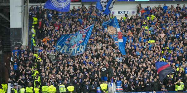 Rangers FC fans in Scotland oppose digital ID scheme Rangers supporters