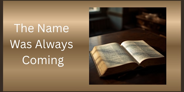 The Name Was Always Coming There is a particular feeling that arrives when