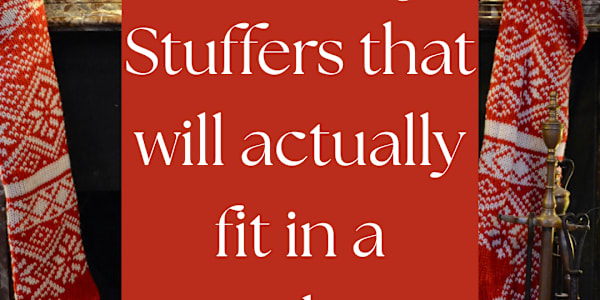 Stocking Stuffers That Actually Fit in Stockings This post contains