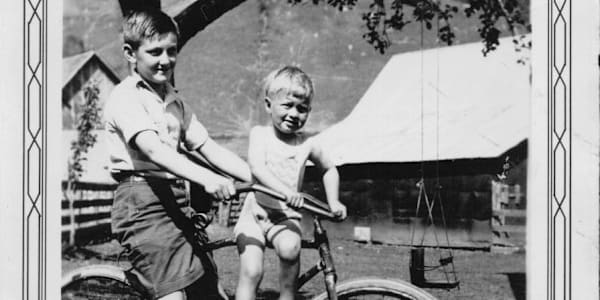 A BOY AND HIS BIKE (8/7/2025) As children, my mother and her siblings were