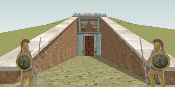 Ancient Mycenae and building of The Treasury of Atreus  Was building the