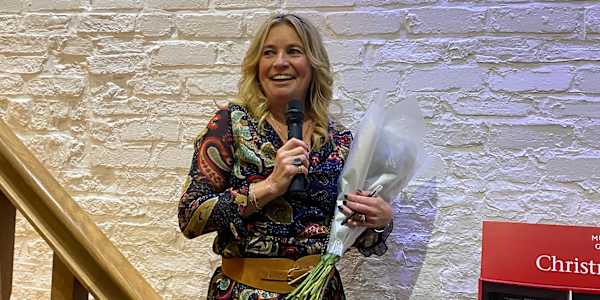 Chatting about Crescendo at the launch party This was the first chance I've