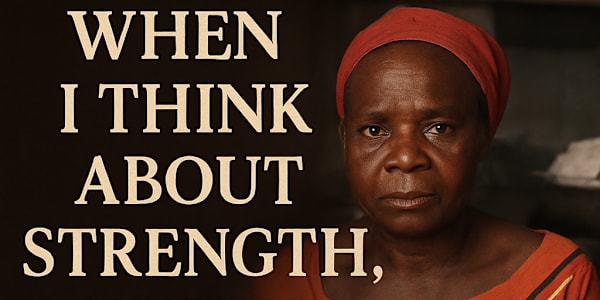 What My Grandmother Taught Me About Strength When I think about strength,