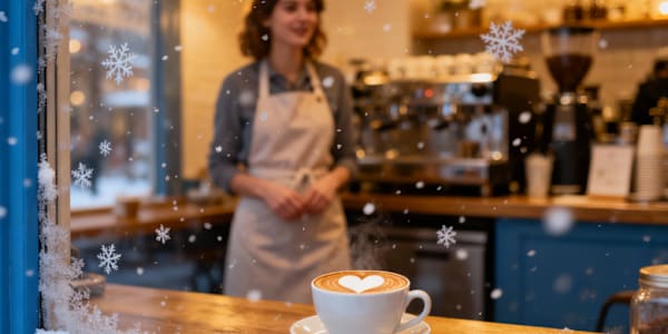 Cappuccino Day &nbsp;Ellen’s cappuccino machine sputtered a warning hiss,