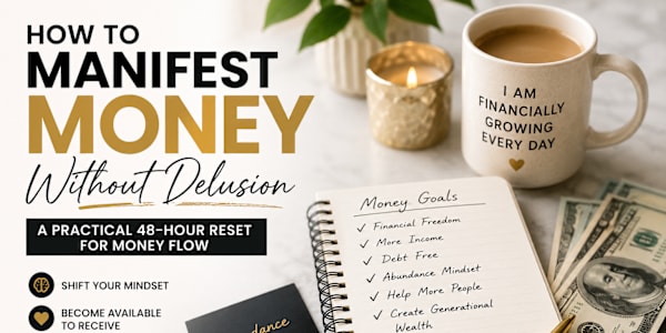 How to Manifest Money Without Delusion: A Practical 48-Hour Reset for Money