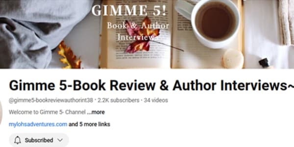 Gimme 5-Book Review & Author Interviews~ Hey!If you want to listen to some