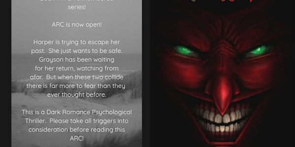 ARC HAS OPENED!!!! ARC has opened for The Devil You Created!&nbsp; If