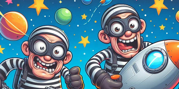 How to steal a spacecraft! Can you steal a spacecraft?&nbsp; Sure you can,