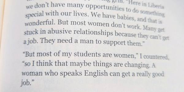 Empowering Women "It dawned on me in that moment that I had become a role