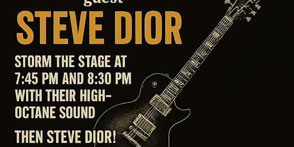 KATMANDINO + STEVE DIOR  SATURDAY 27 SEPTEMBER – FREE ENTRYKATMANDINO –