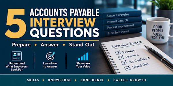 5 Accounts Payable Interview Questions Every Candidate Should Prepare For