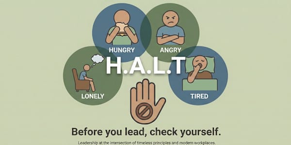 Do Not Lead While H.A.L.T. Some of the most expensive leadership mistakes