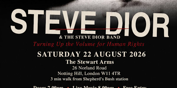 LOUD FOR LIBERTY UNICEF UK FOR THE CHILDREN IN GAZA  STEVE DIOR BAND