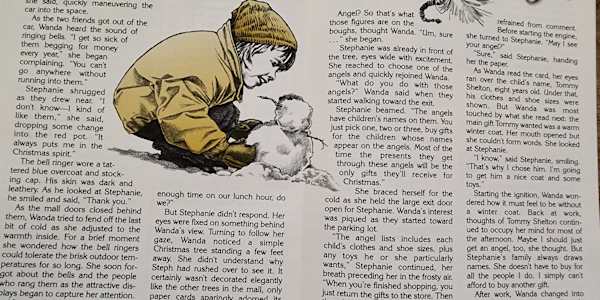 A Christmas Angel Written in 2000, the short story follows a young woman