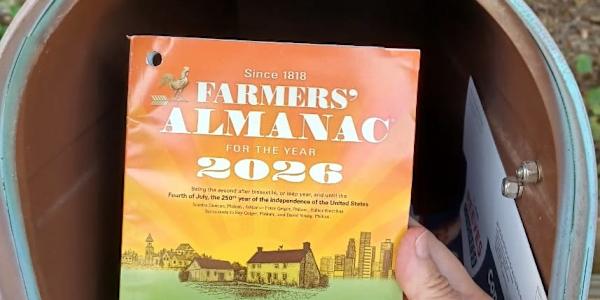 It's Here! My Contributor copy of the Farmers' Almanac