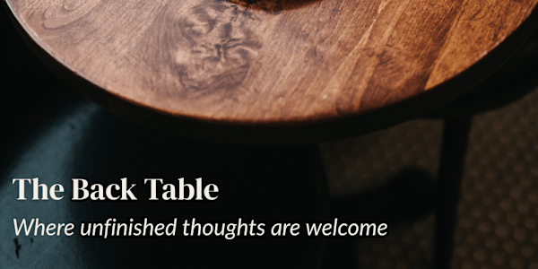 A thought... fragmented A sentence was left here earlier, though not a