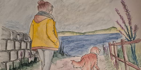 Aileen  “C’mon Asta, time to go.”&nbsp;The sun isn’t even up yet. The skies