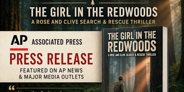 The Girl in the Redwoods Featured in AP News Press Release I’m excited to
