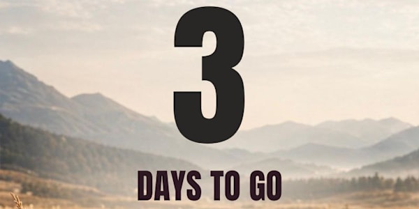🗓️ 3 DAYS TO GO From the neon-streaked streets of London to the crisp,