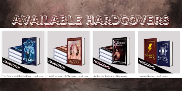 Available Hardcovers Some of my books - not all - have hardcover versions.