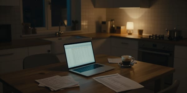 The Inward Default A founder sat at her kitchen table at 11:47 PM on a