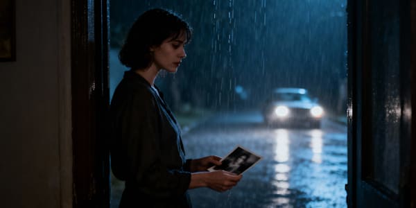 What Remains of August &nbsp;Clara stood in the doorway, the headlights