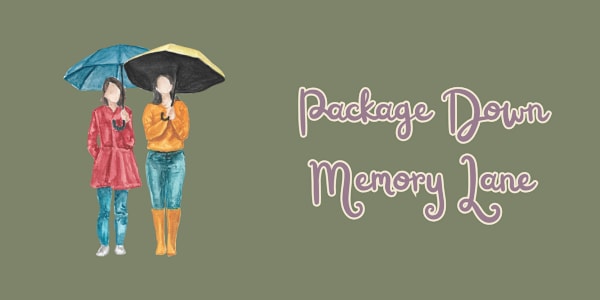 Package Down Memory Lane Kathy sat in her old rocker watching her