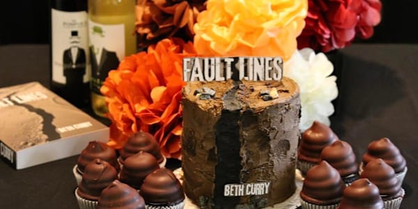 Fault Lines Book Release Toasting to "Fault Lines" tonight. 🥂 Not a bad way