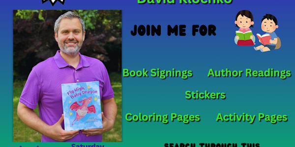 First Author Event I will be having my first ever author event at Growing