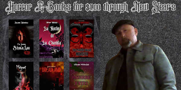 Holiday Holiday sale starts tonight! All horror e-books for