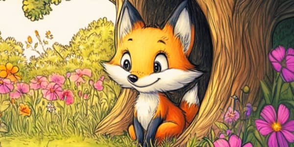 Felix Fleetfoot- A tale from Roo's Garden Felix Fleetfoot—A playful fox