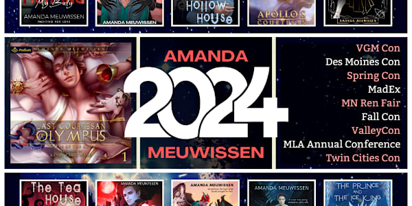 2024 Recap What a year! I released 5 brand-new titles in 2024, 1 audiobook,