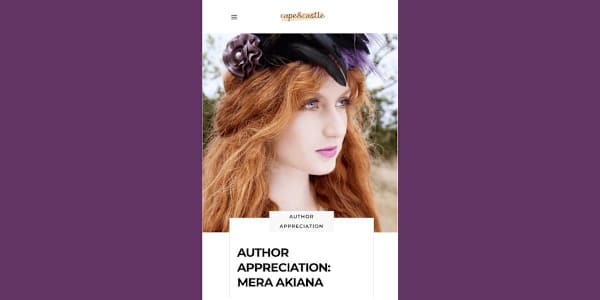 Author Interview for Cape & Castle Author appreciation! How wonderfully