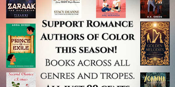 A Mega Sale for Romance Novels that highlight Authors of Color? Refreshing!