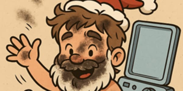 SANTA'S FIRST RUN (12/12/2025) My paternal grandfather, Iris Harmon, had a