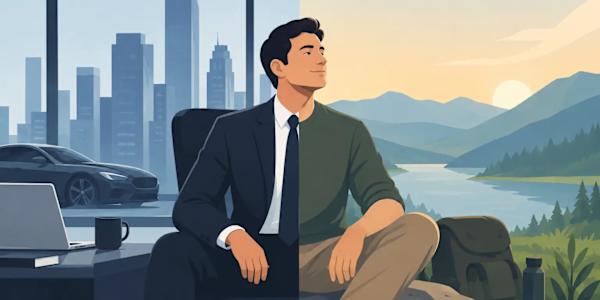 Status Success Versus Inner Fulfilment in Men A man can have the house, the