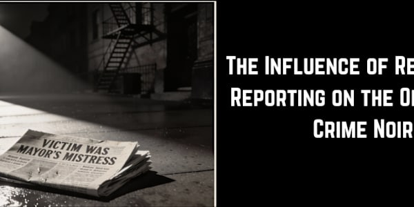 The Influence of Real Crime Reporting on Crime Noir Crime noir did not
