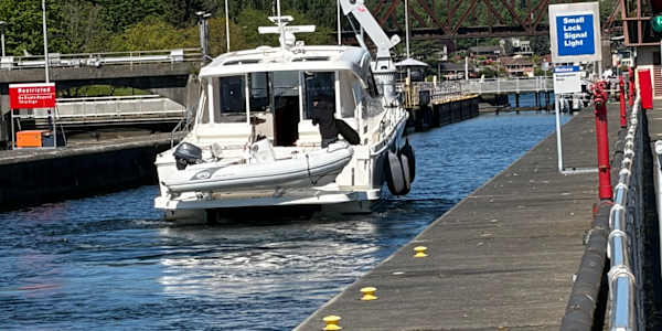 The Miter Lock Today I learned that the miter lock - the V-shaped pair of
