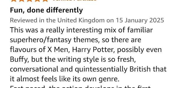 Fun, done differently Five stars and reads:&nbsp;"This was a really