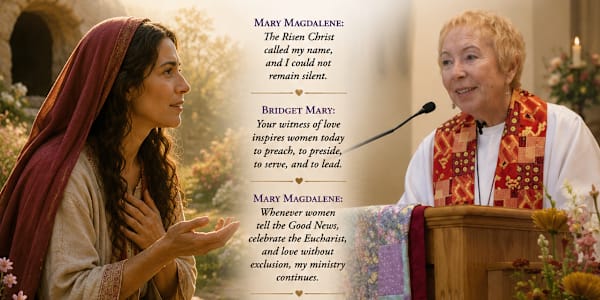 "Do Not Be Afraid to Speak My Name"  An Imaginative Dialogue Between St.