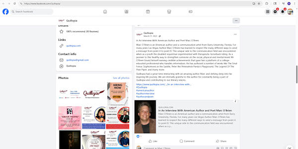 Media Reports And Newspaper Artcles Marc O'Brien Is Quoted/Referenced As A