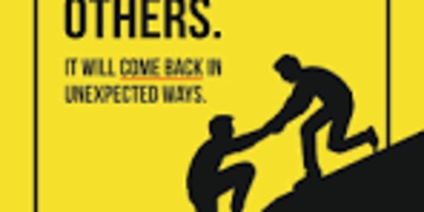 Doing good People often sit idly by waiting for an opportunity to do some